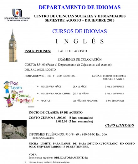 DEPARTAMENTO DE IDIOMAS