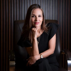 Retrato de la Rectora Sandra Yesenia Pinzón Castro