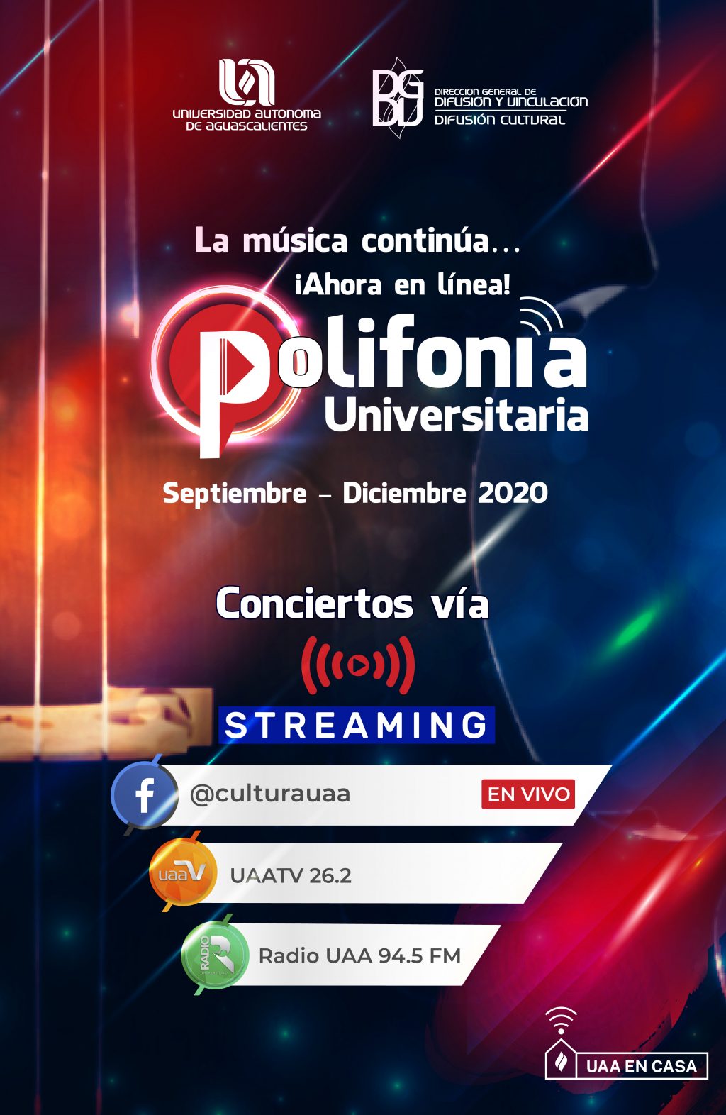 UAA inicia segunda temporada de Polifonía Universitaria 2020