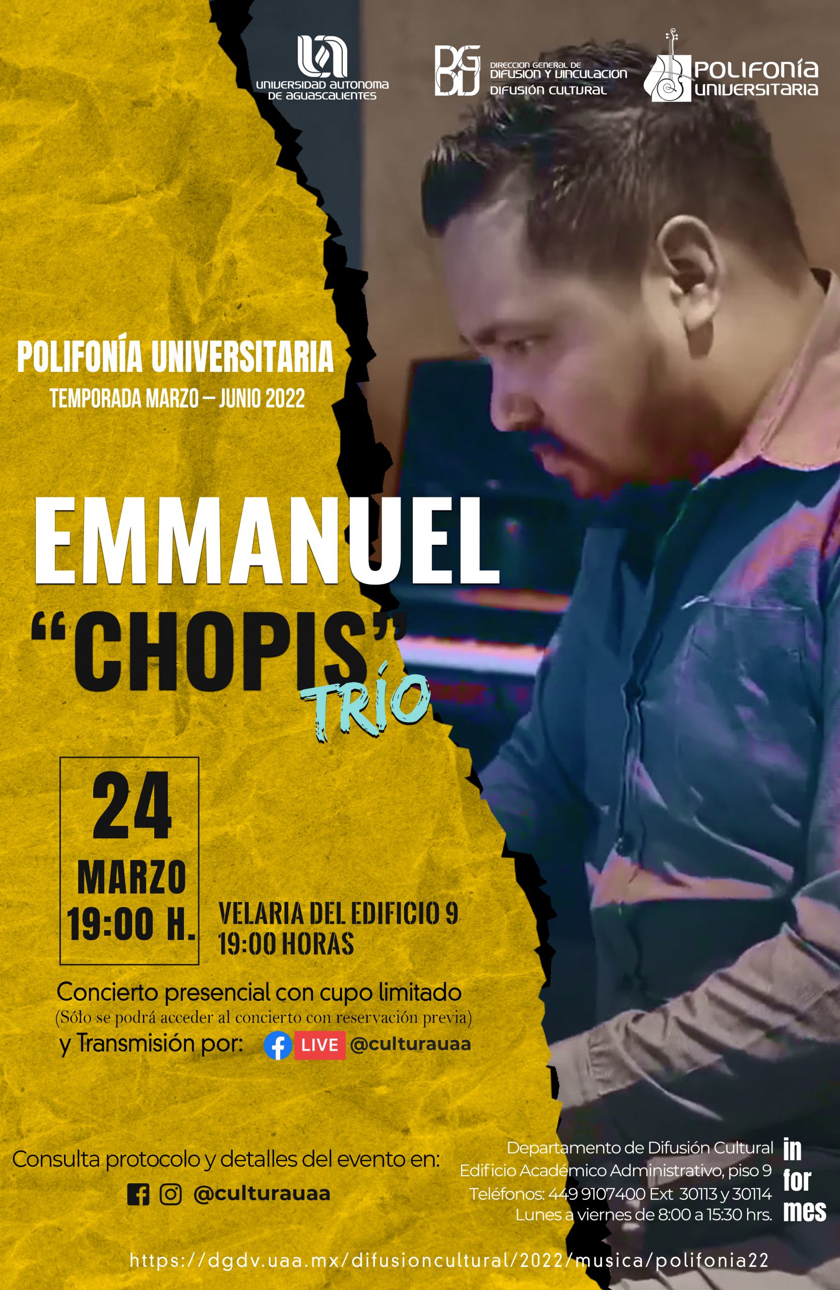 Polifonía Universitaria – Emmanuel Chopis Trío
