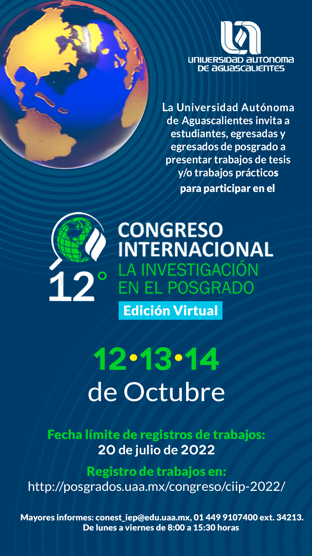 12° Congreso Internacional “La Investigación en el Posgrado”