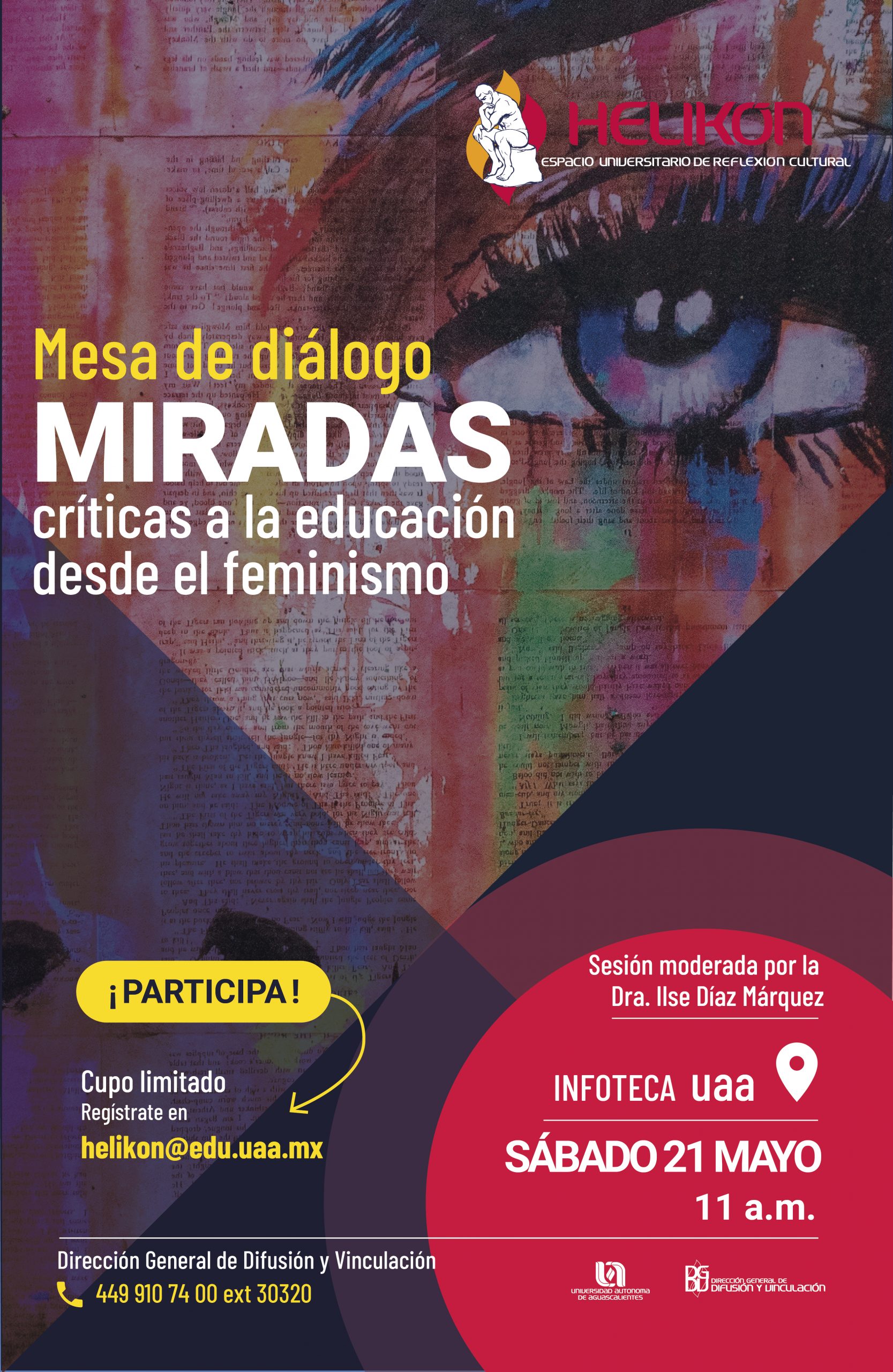 Mesa de diálogo Miradas críticas a la educación desde el feminismo.