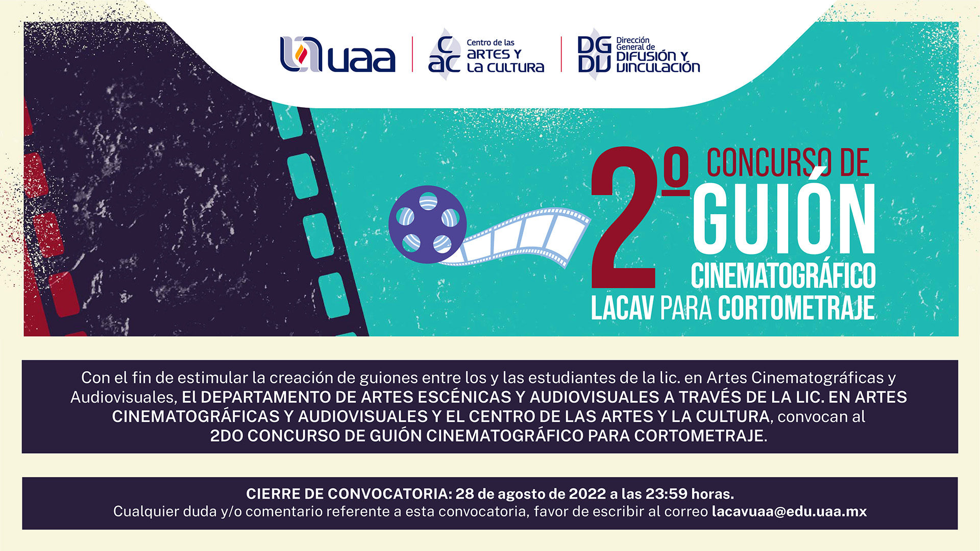 2° Concurso de Guíon Cinematográfico LACAV para Cortometraje