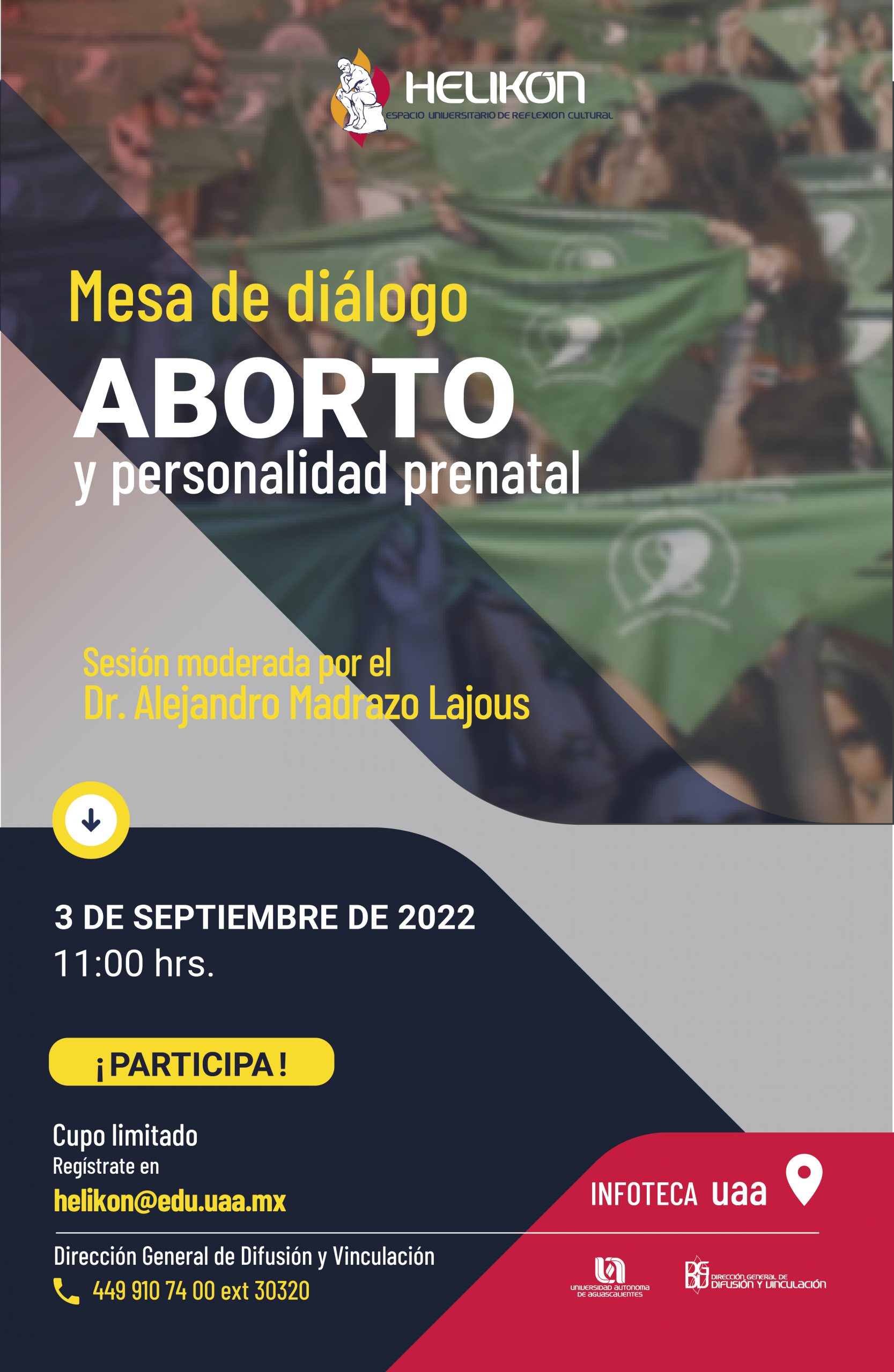 Mesa de diálogo “Aborto y personalidad prenatal”, proyecto Helikón