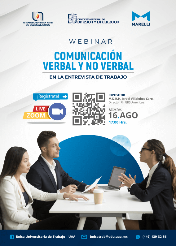 Webinar: Comunicación verbal y no verbal en la entrevista de trabajo