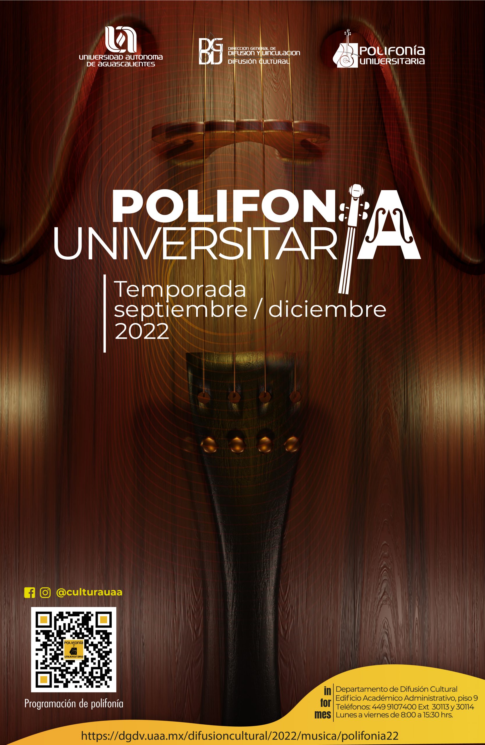 Polifonía Universitaria temporada septiembre – diciembre 2022