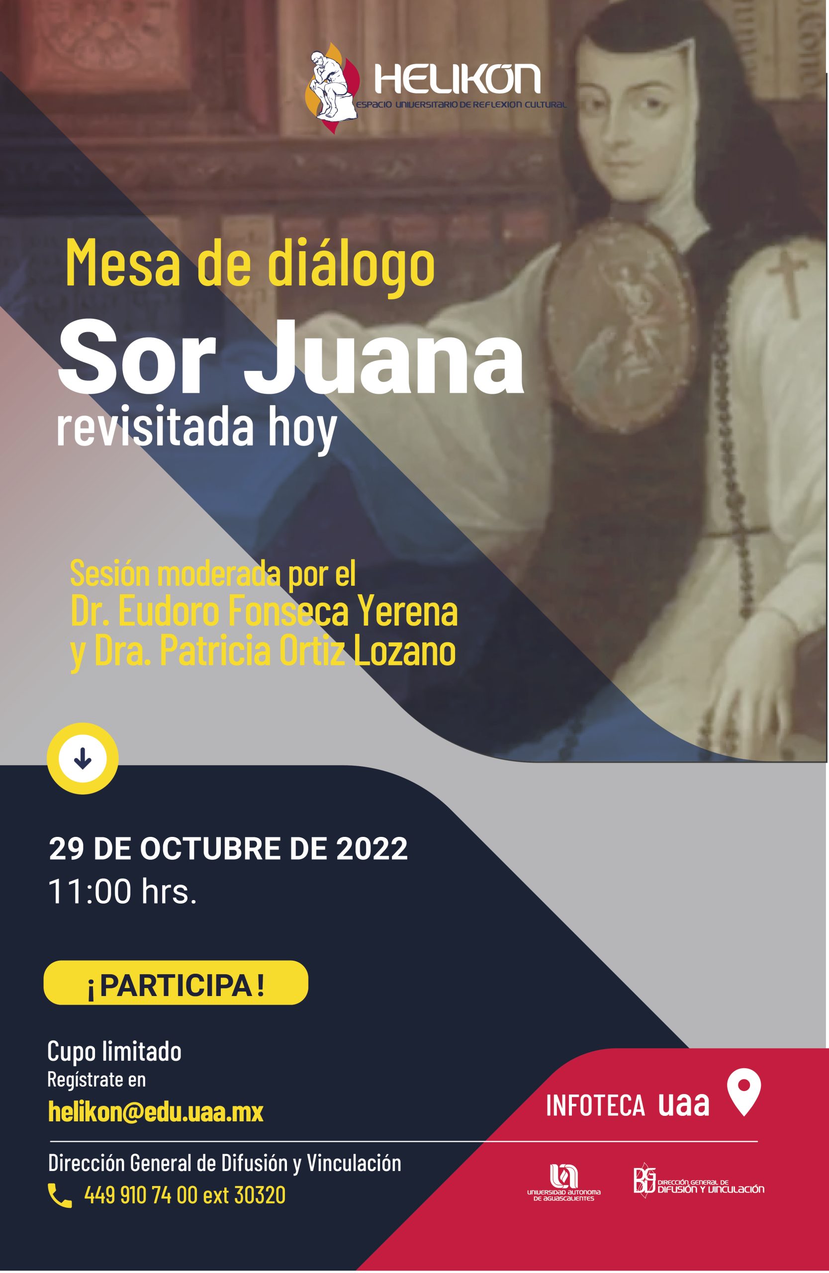 Mesa de diálogo y reflexión: “Sor Juana revisitada hoy”