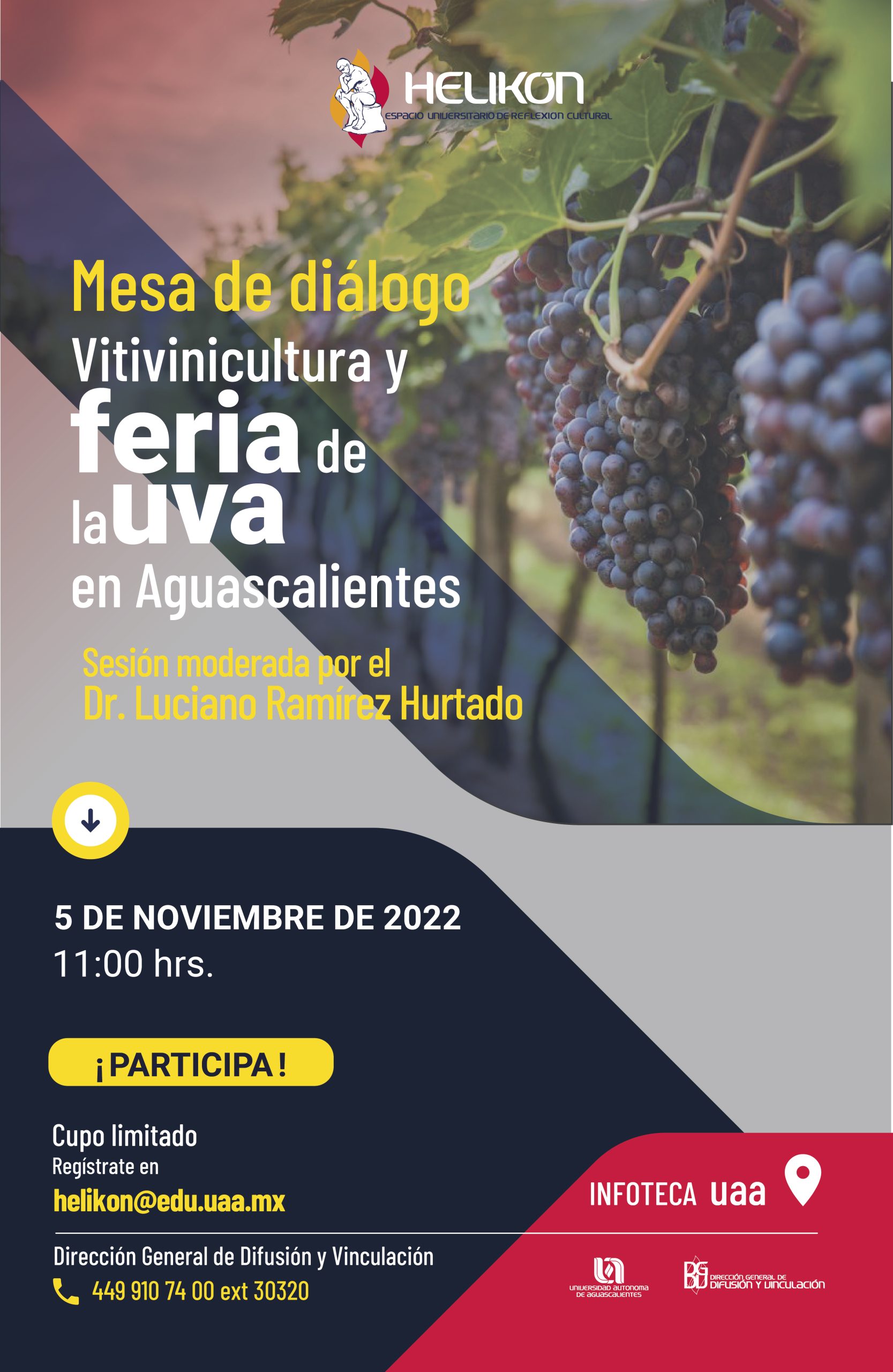 Mesa de diálogo y reflexión crítica “Vitivinicultura y feria de la uva en Aguascalientes”