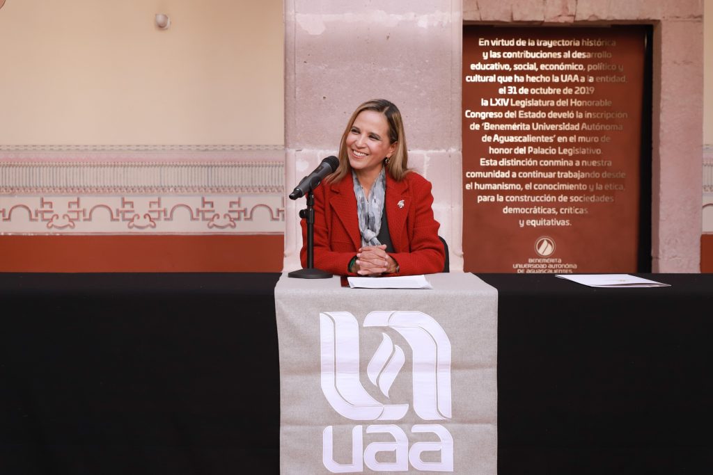 La Honorable Junta de Gobierno de la UAA designa a la Dra. Sandra Yesenia Pinzón Castro como rectora para el periodo 2023-2025