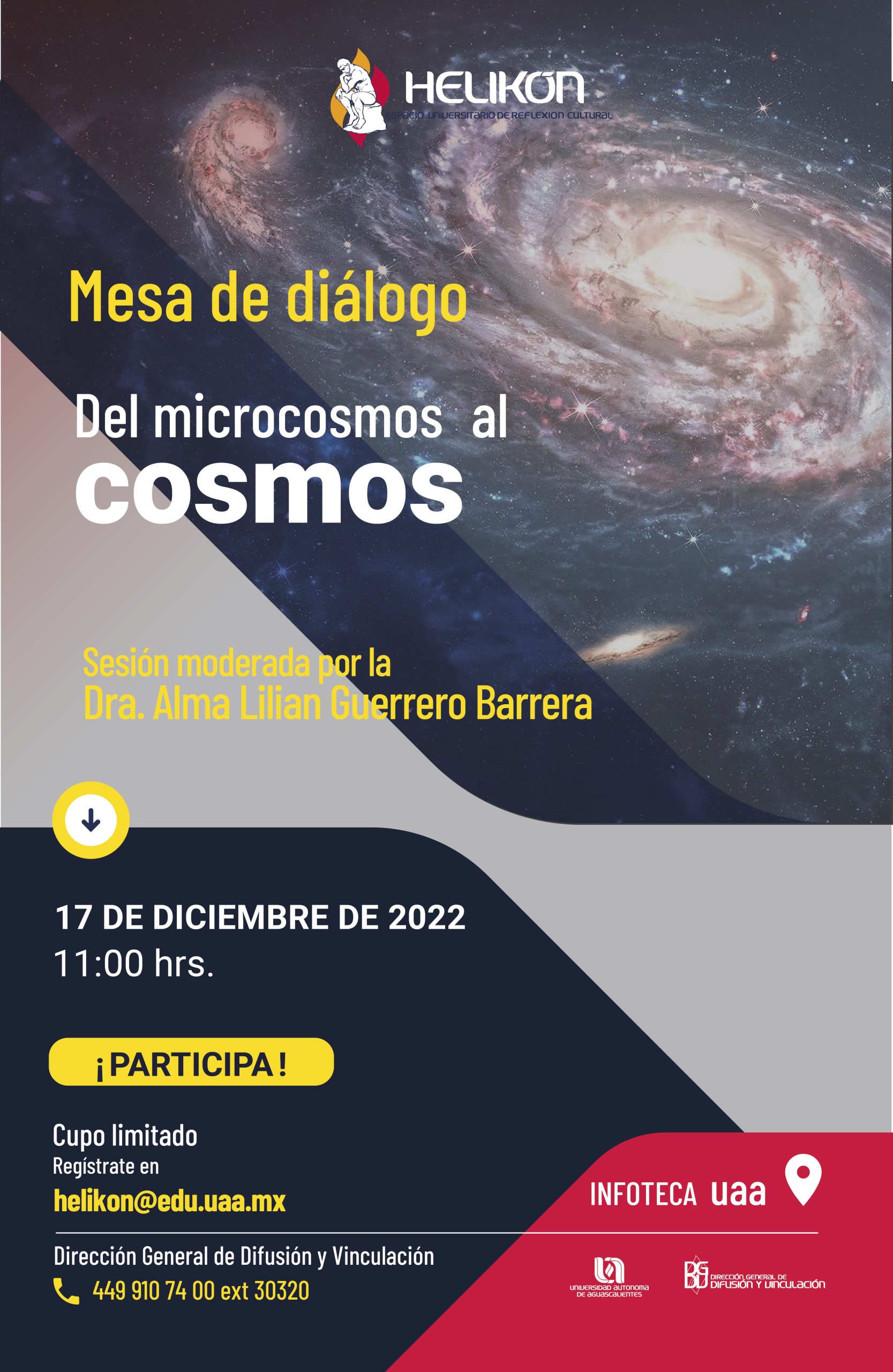 Mesa de diálogo y reflexión: “Del microcosmos al cosmos”