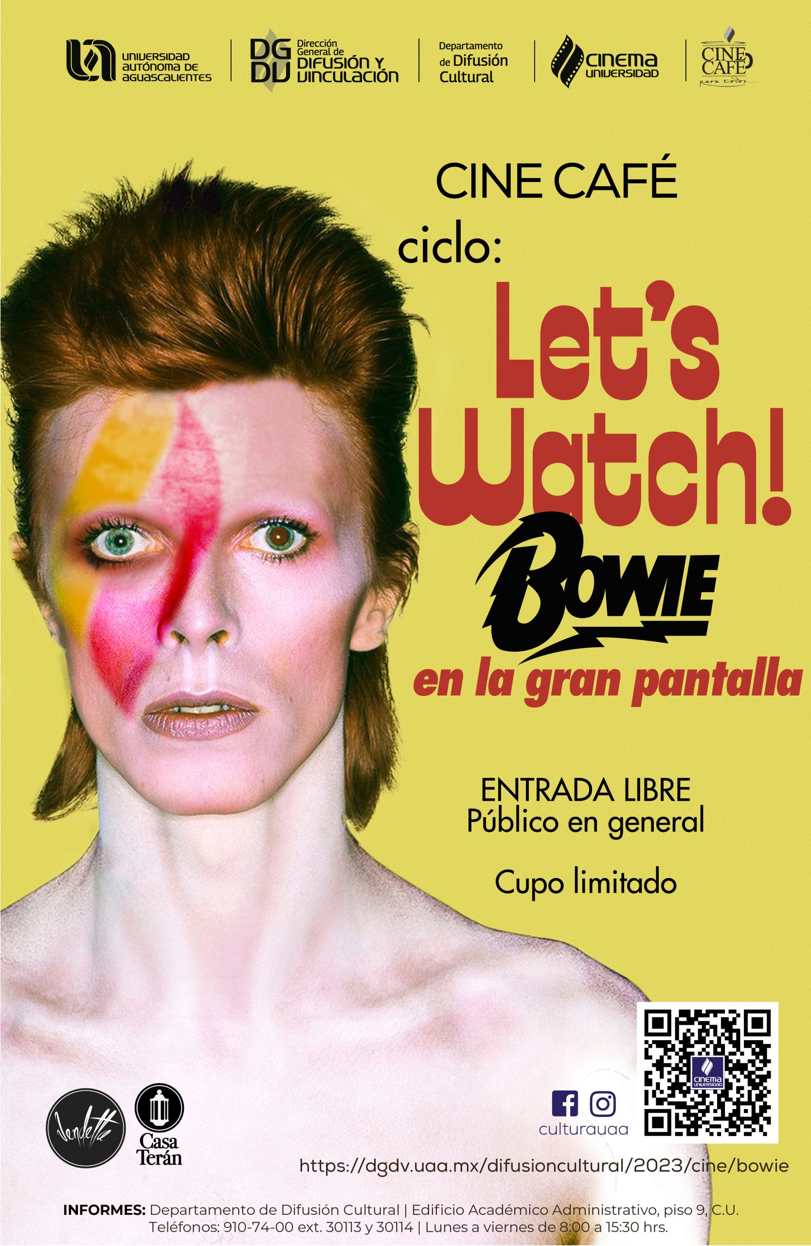 Cine Café – Let’s Watch! Bowie en la gran pantalla