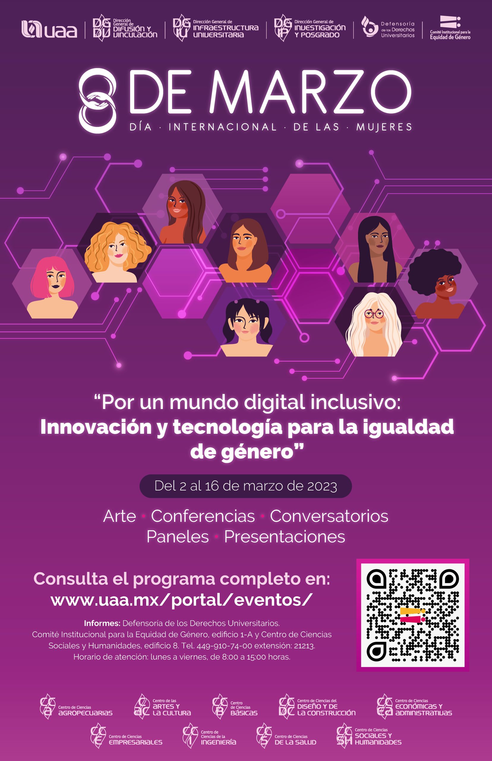 8 DE MARZO – “Por un mundo digital inclusivo: Innovación y tecnología para la igualdad de género”