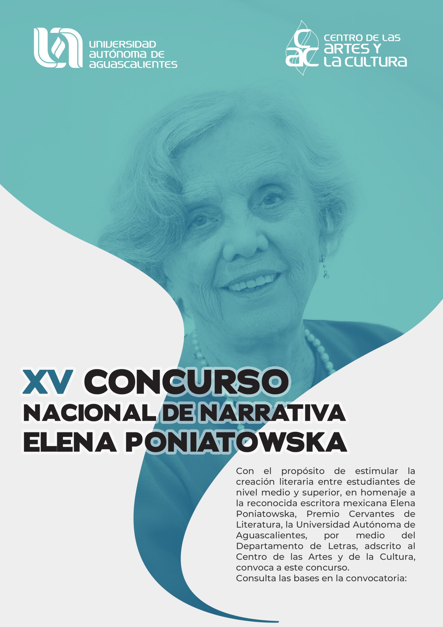XV CONCURSO NACIONAL DE NARRATIVA ELENA PONIATOWSKA