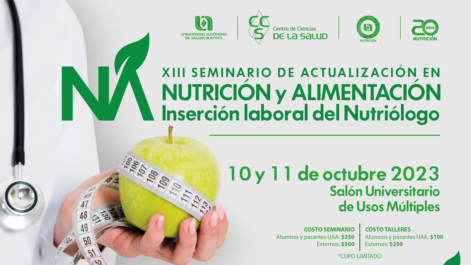 XIII SEMINARIO DE ACTUALIZACIÒN EN NUTRICIÒN Y ALIMENTACIÒN “INSERCIÒN LABORAL DEL NUTRIÒLOGO”