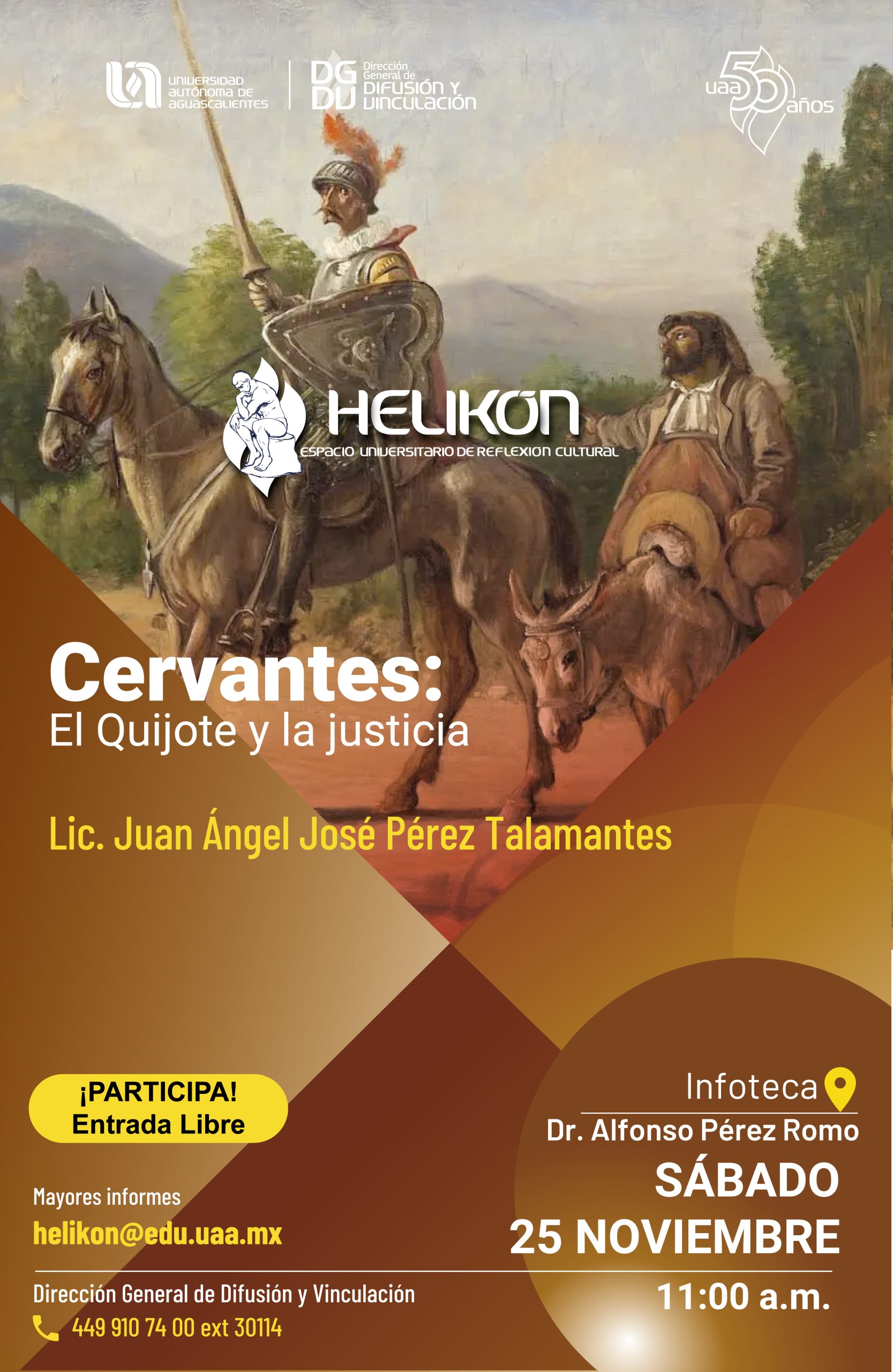Helikón – Cervantes: El Quijote y la justicia