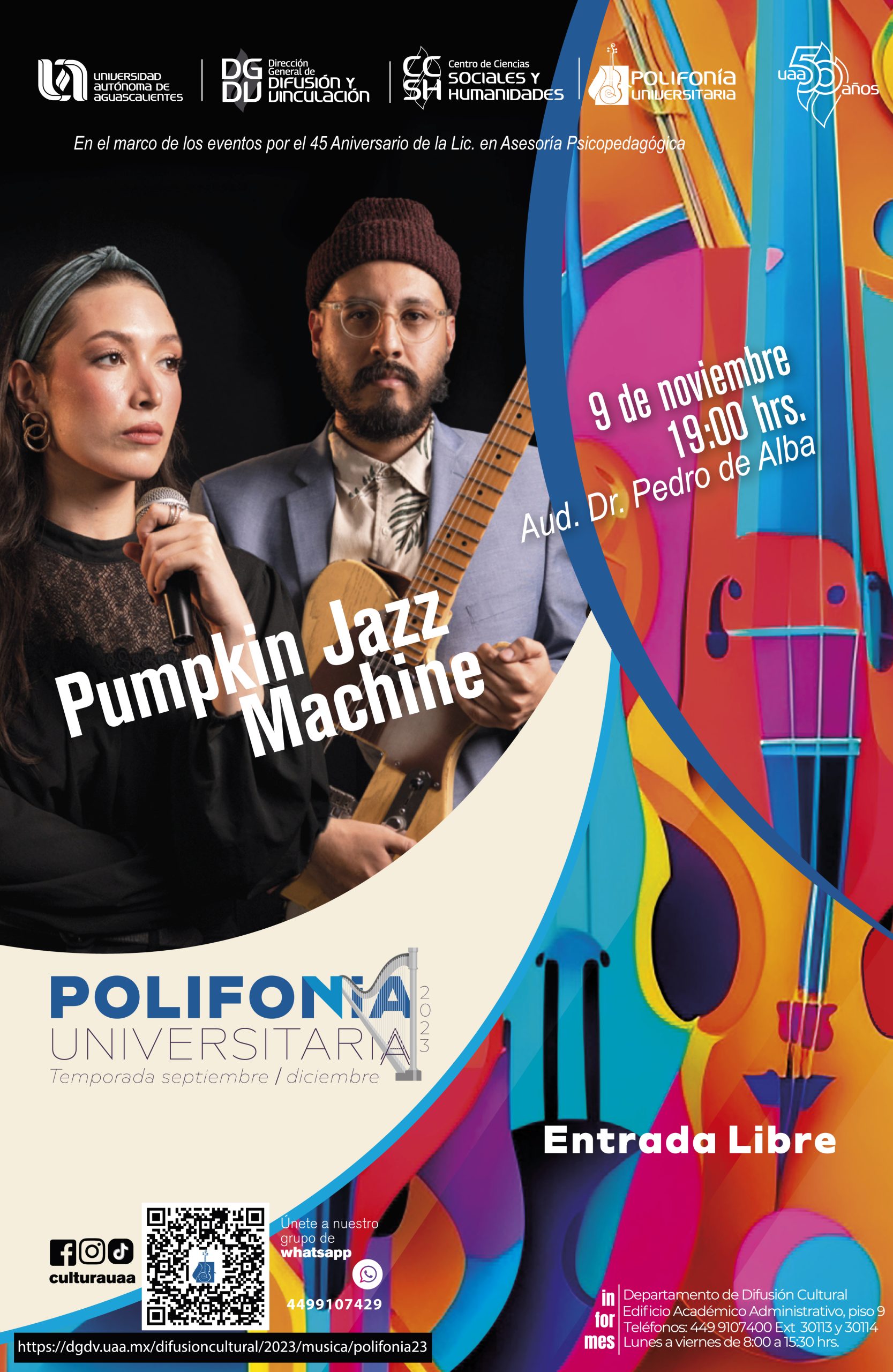 Polifonía Universitaria – Pumpkin Jazz Machine