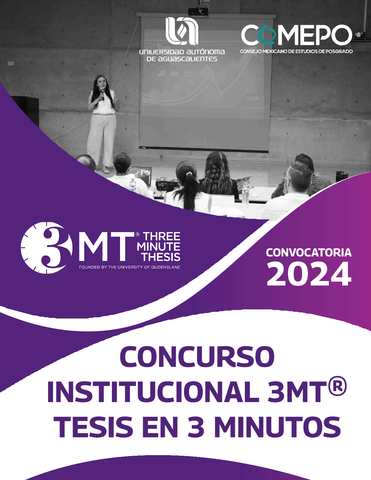 Concurso Institucional 3MT (Tesis en Tres Minutos)