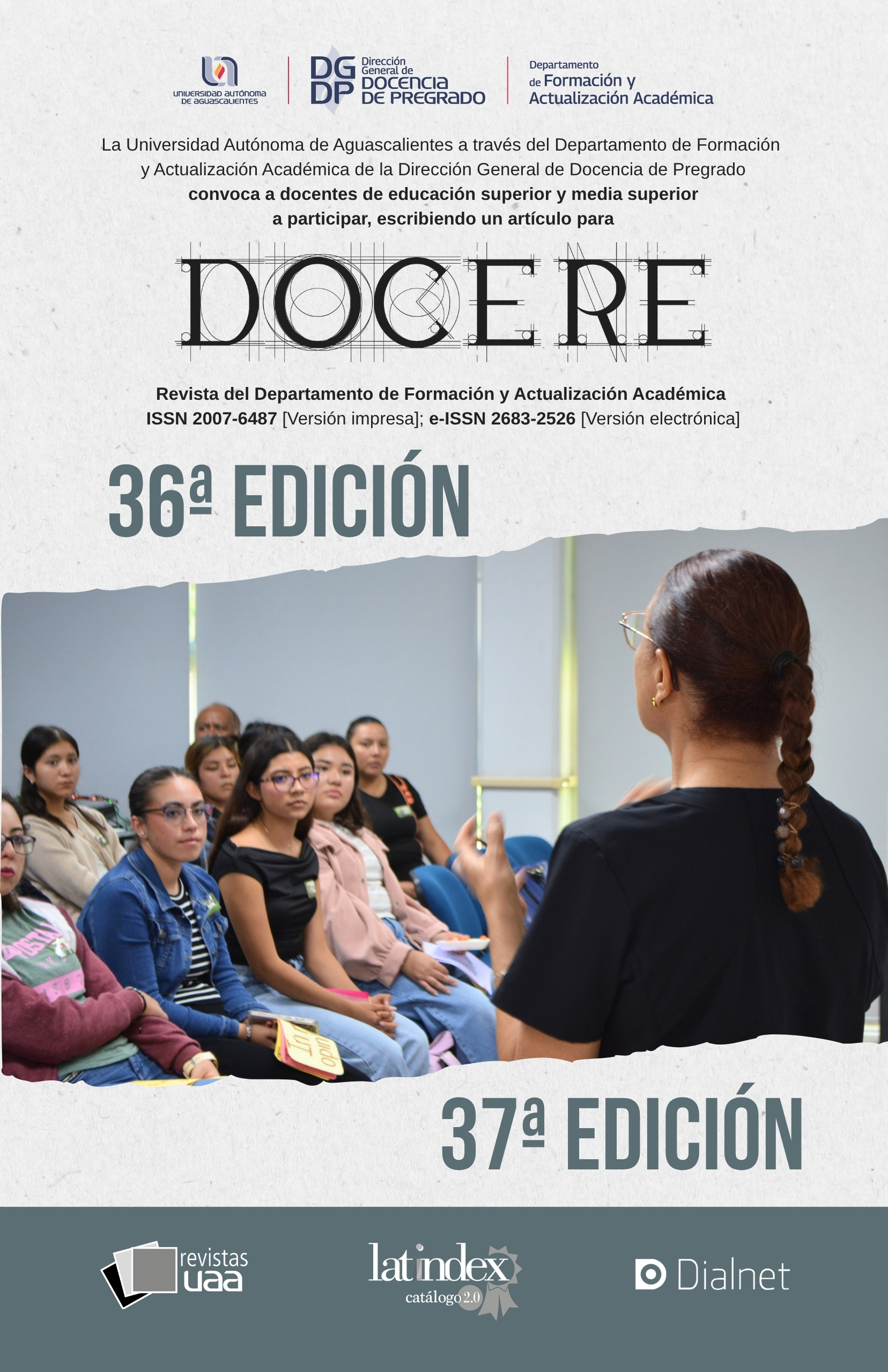 Revista Docere – Convocatoria abierta 36° y 37° ediciones