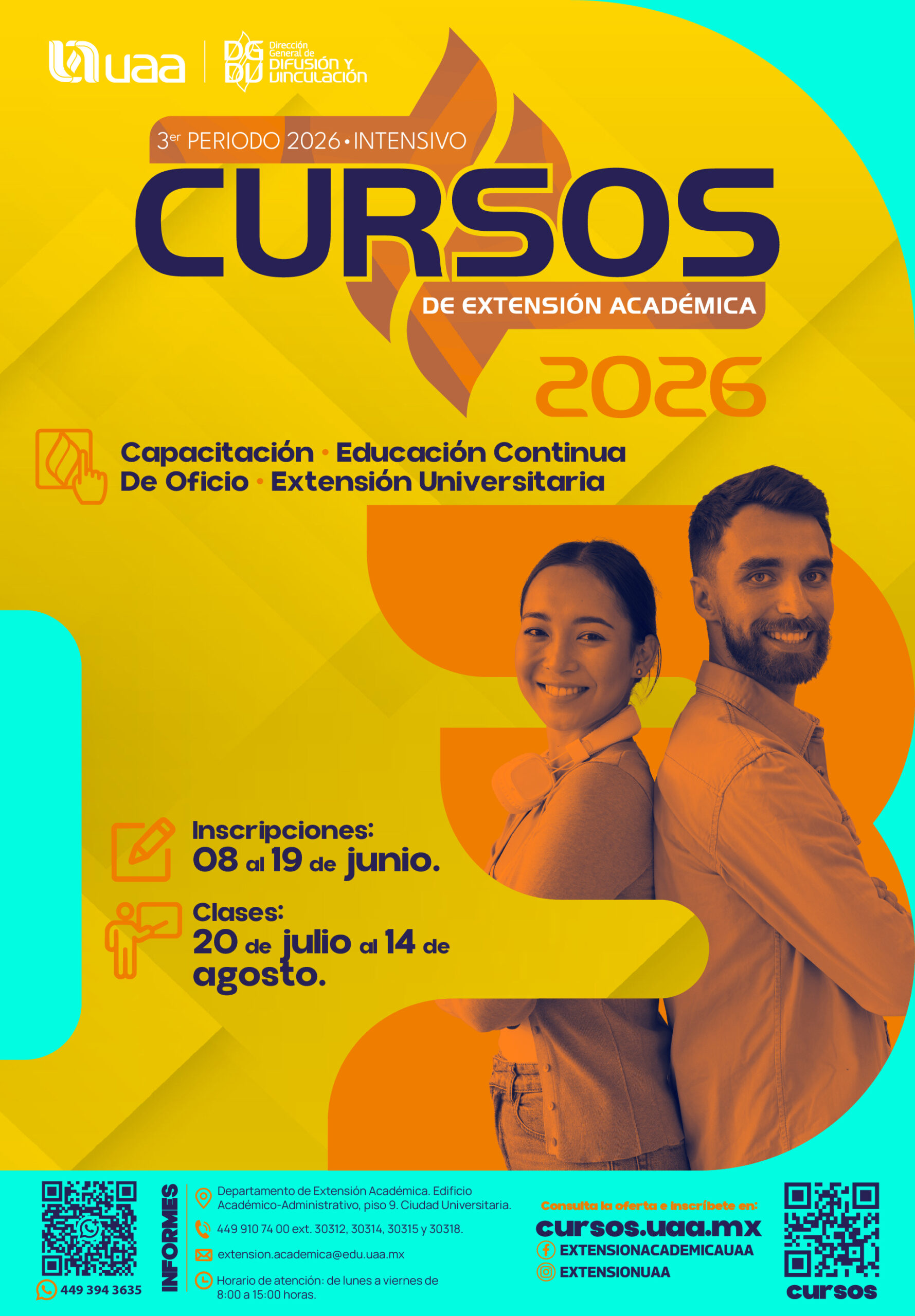 CURSOS DE EXTENSIÓN 3º PERIODO 2026