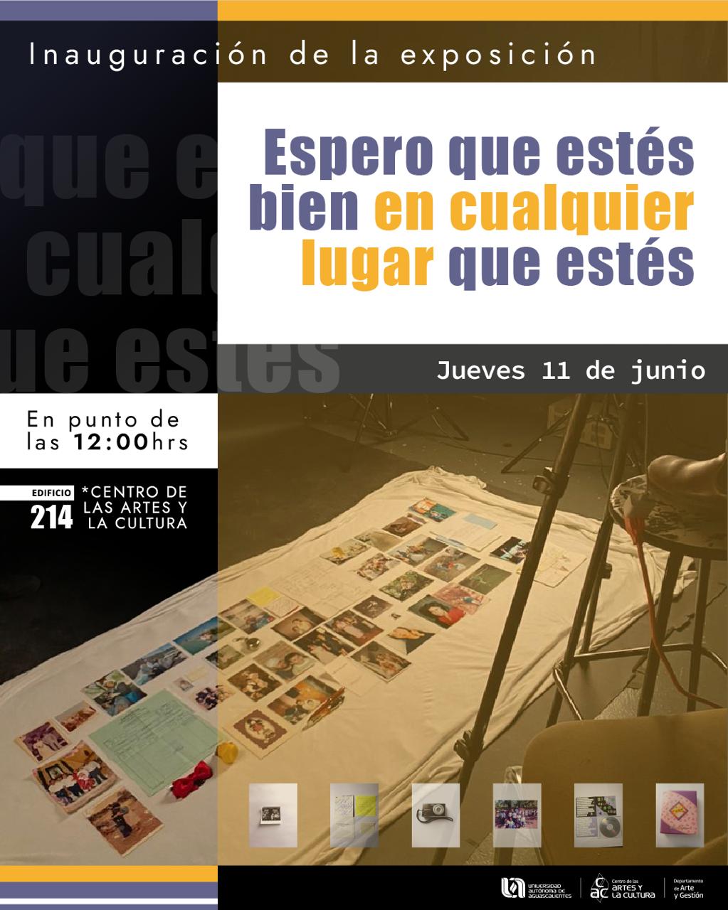 Inauguración de la exposición “Espero que estés bien, en cualquier lugar que estés”