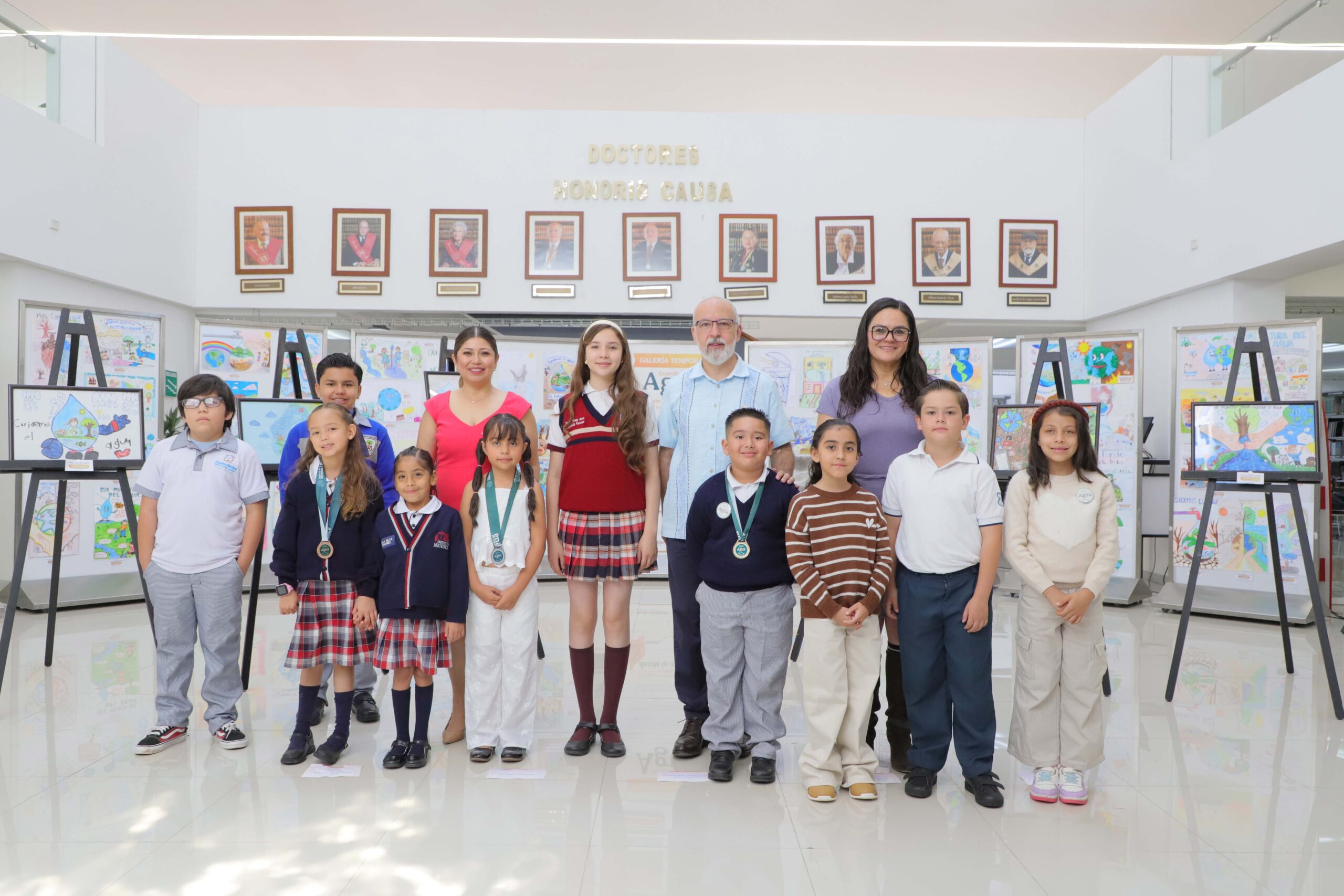 La voz de la niñez en la UAA con la exposición “Guardianes del Agua”, iniciativa de la CONAGUA 