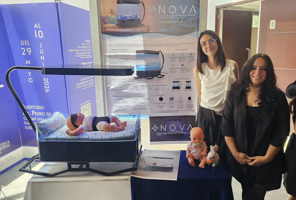 Estudiantes de la UAA diseñan módulo que permitiría tratar la ictericia neonatal sin separar a madres y bebés