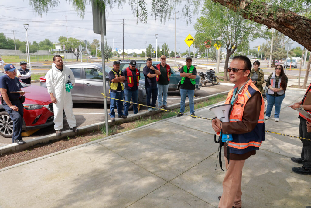 UAA fortalece su cultura de prevención con simulacro de emergencia química en Procesos Gráficos