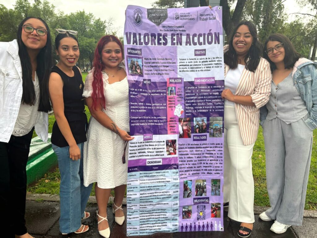 Alumnos de la UAA fortalecen la educación en valores de 124 niñas y niños de El Llano