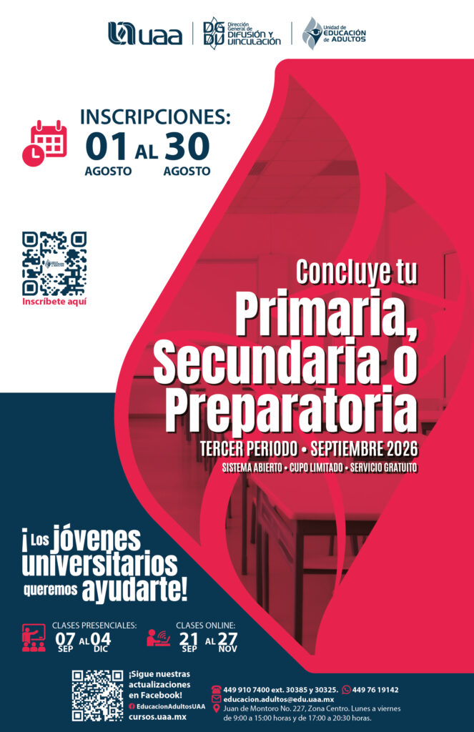 PROGRAMA DE EDUCACIÓN DE ADULTOS 3º PERIODO 2026