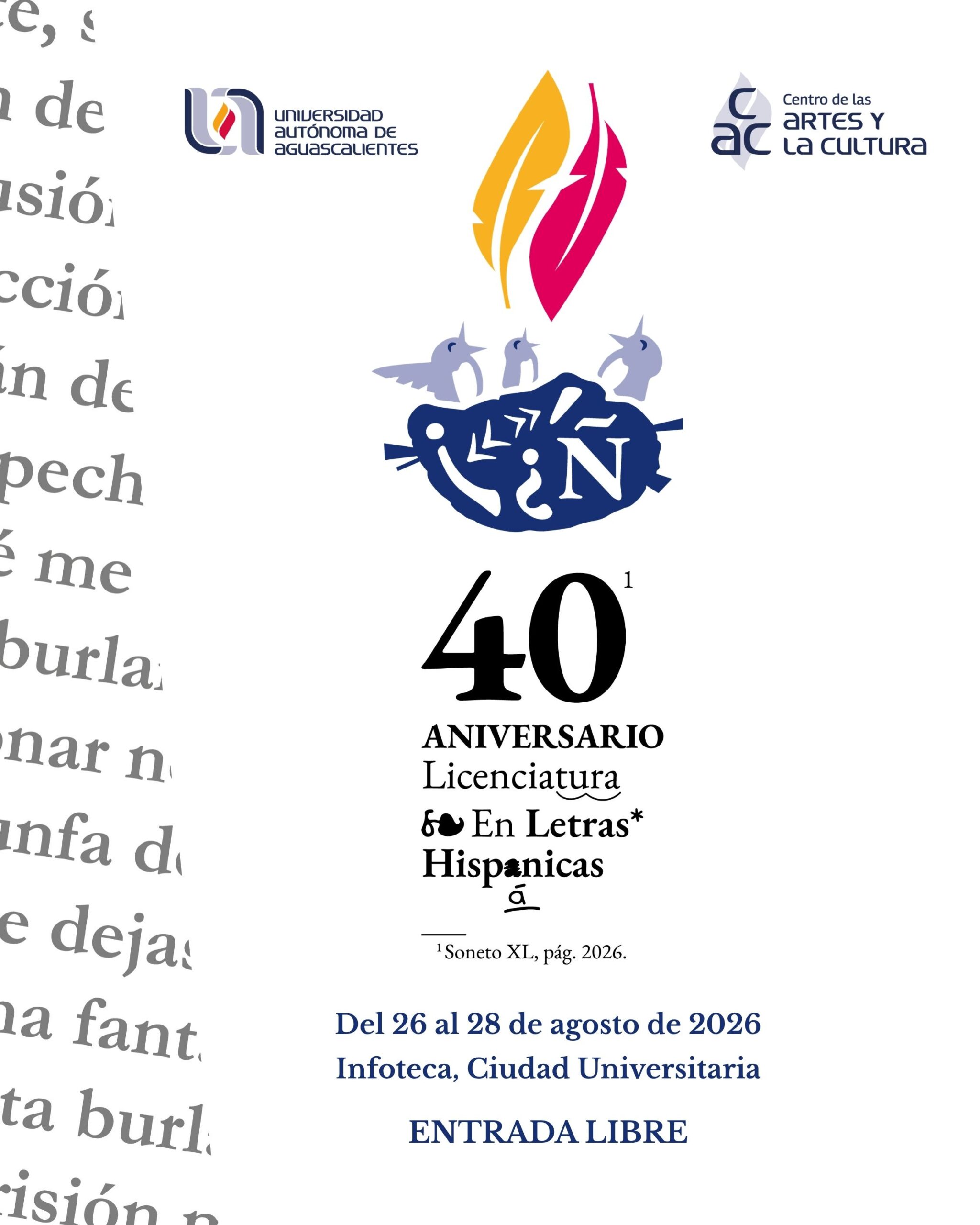Letras Hispánicas de la UAA celebra 40 años de formar profesionales de la lengua y la literatura