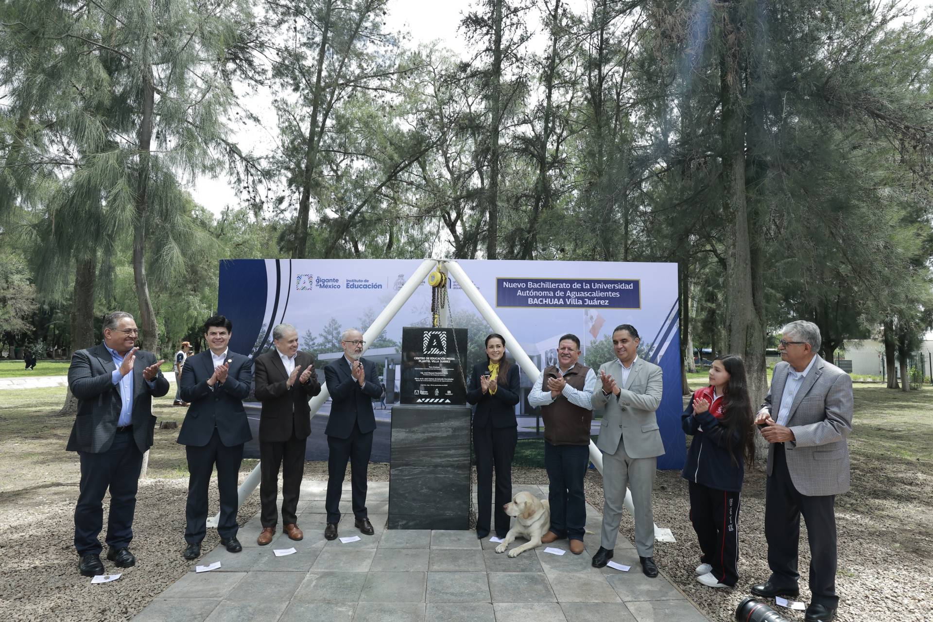 UAA amplía cobertura educativa en el estado: Colocan primera piedra del nuevo BACHUAA Plantel Villa Juárez