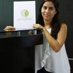 Alumna de la UAA gana segundo lugar en concurso de diseño de logotipo en Madrid
